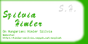 szilvia himler business card